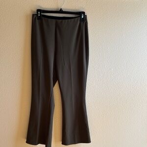Calvin Klein Dark Olive Flare Pants
